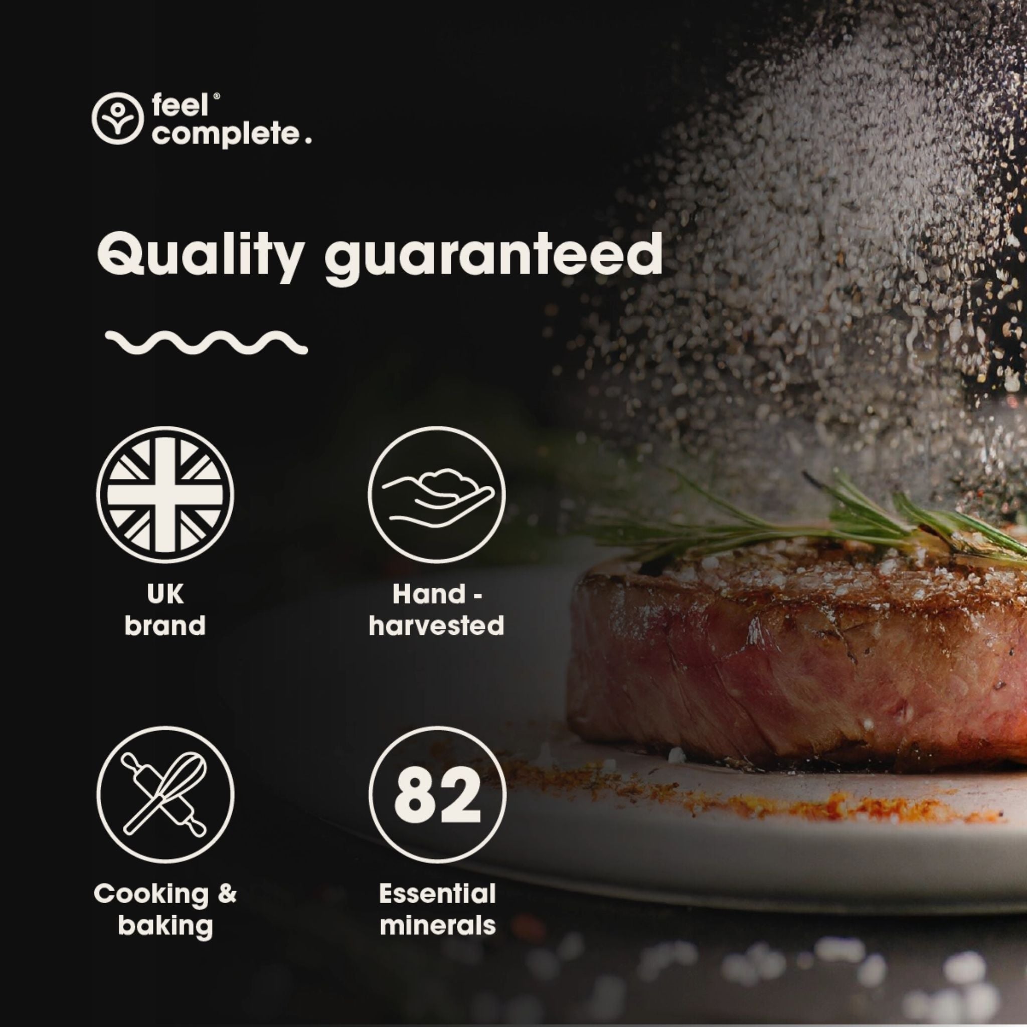 Celtic Sea Salt - Keltisches Meersalz - 400g Fein - Feel Complete - Bretonisches Salz - Celtic Sea Salt - Keltisches Meersalz - montcalia.ch
