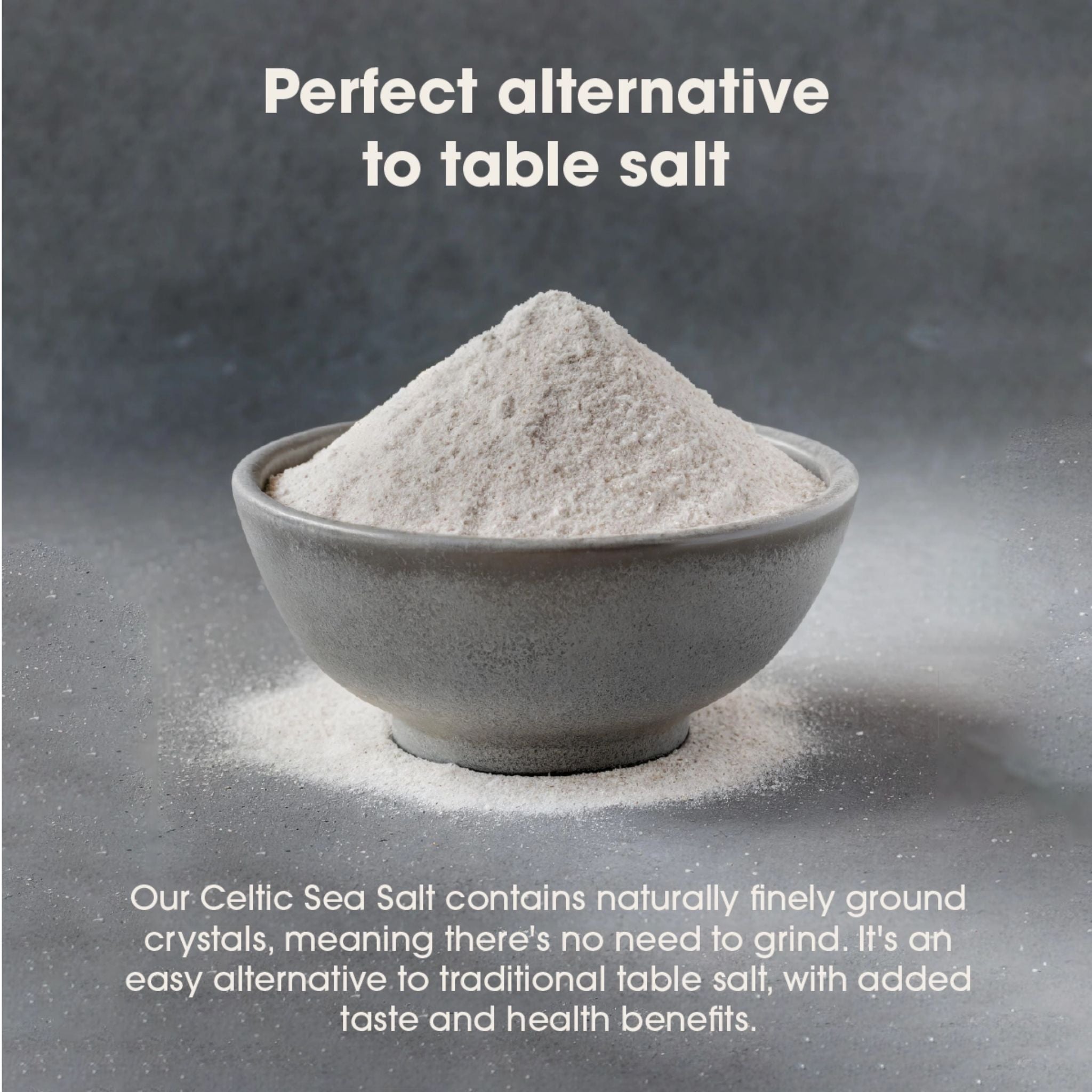 Celtic Sea Salt - Keltisches Meersalz - 400g Fein - Feel Complete - Bretonisches Salz - Celtic Sea Salt - Keltisches Meersalz - montcalia.ch