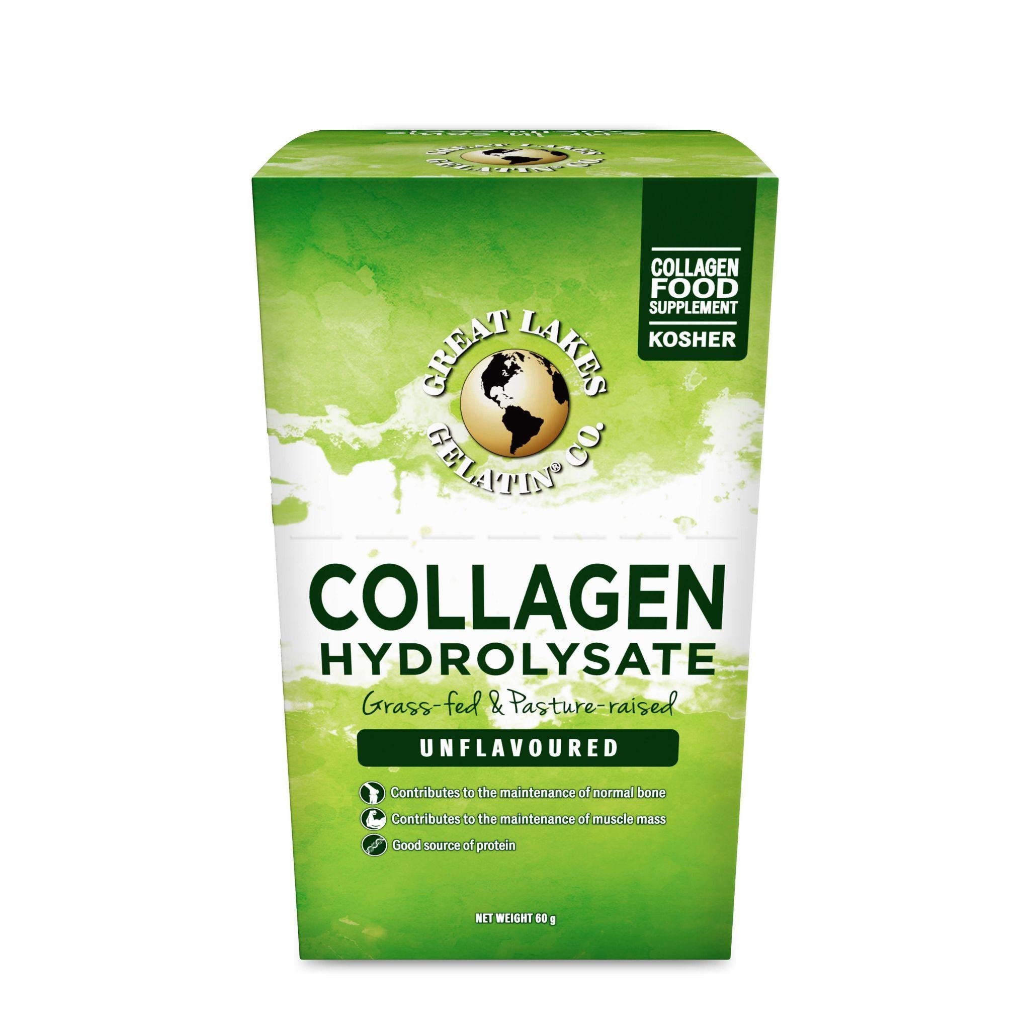 Kollagen Hydrolysat aus Weidehaltung - 10 Sticks à 6g - Great Lakes Wellness - beauty - kollagen - Kollagenpeptide - montcalia.ch
