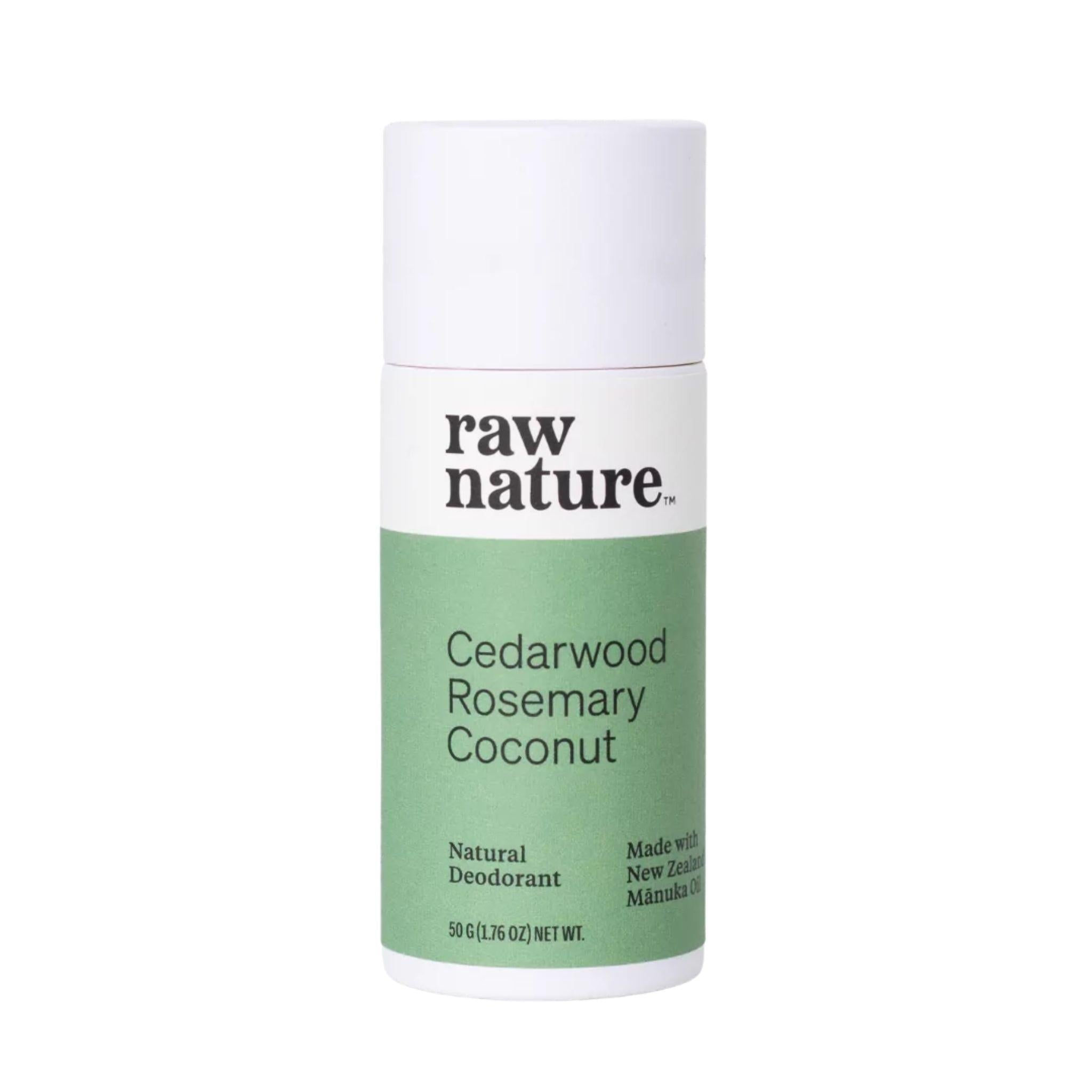 Raw Nature Natürliches Deodorant - Cedarwood Rosemary Coconut - Raw Nature - Deo - Kokos - Kokosöl - montcalia.ch