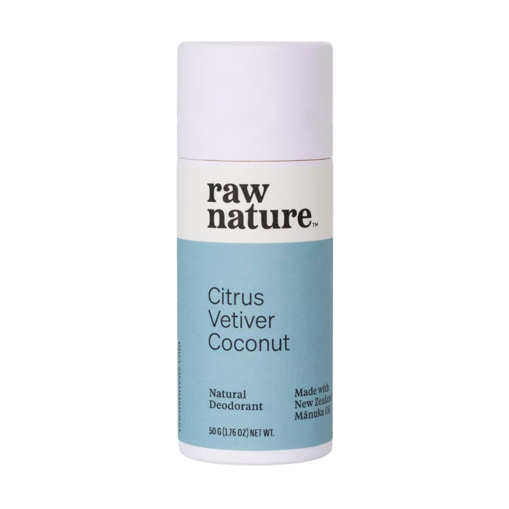 Raw Nature Natürliches Deodorant - Citrus Vetiver Coconut - Raw Nature - Deo - Kokos - Kokosöl - montcalia.ch