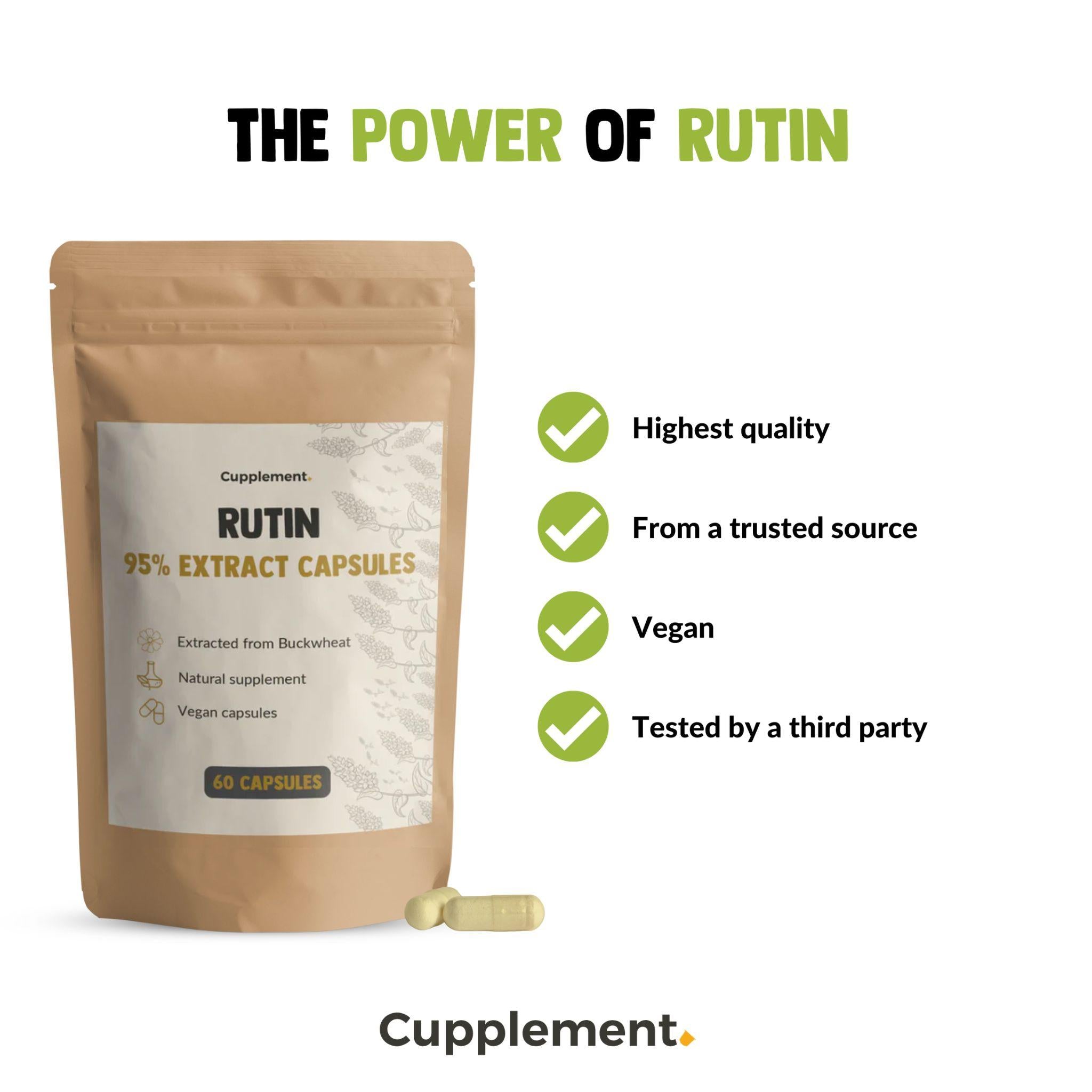 Rutin Extrakt 500 mg - 60 Kapseln - Cupplement - general - health - heart - Heilpflanze - montcalia.ch