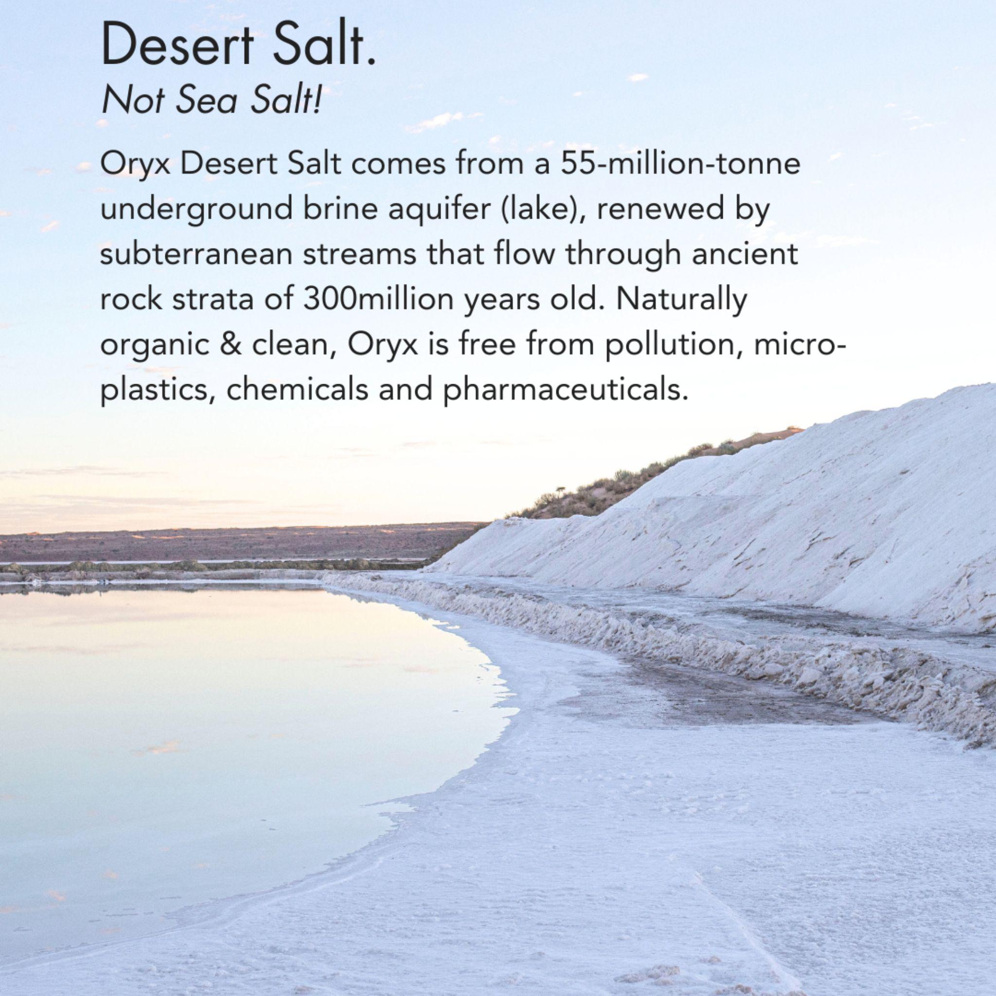 Oryx Desert Salt Sel du Désert Premium – Moulin à Sel 100g