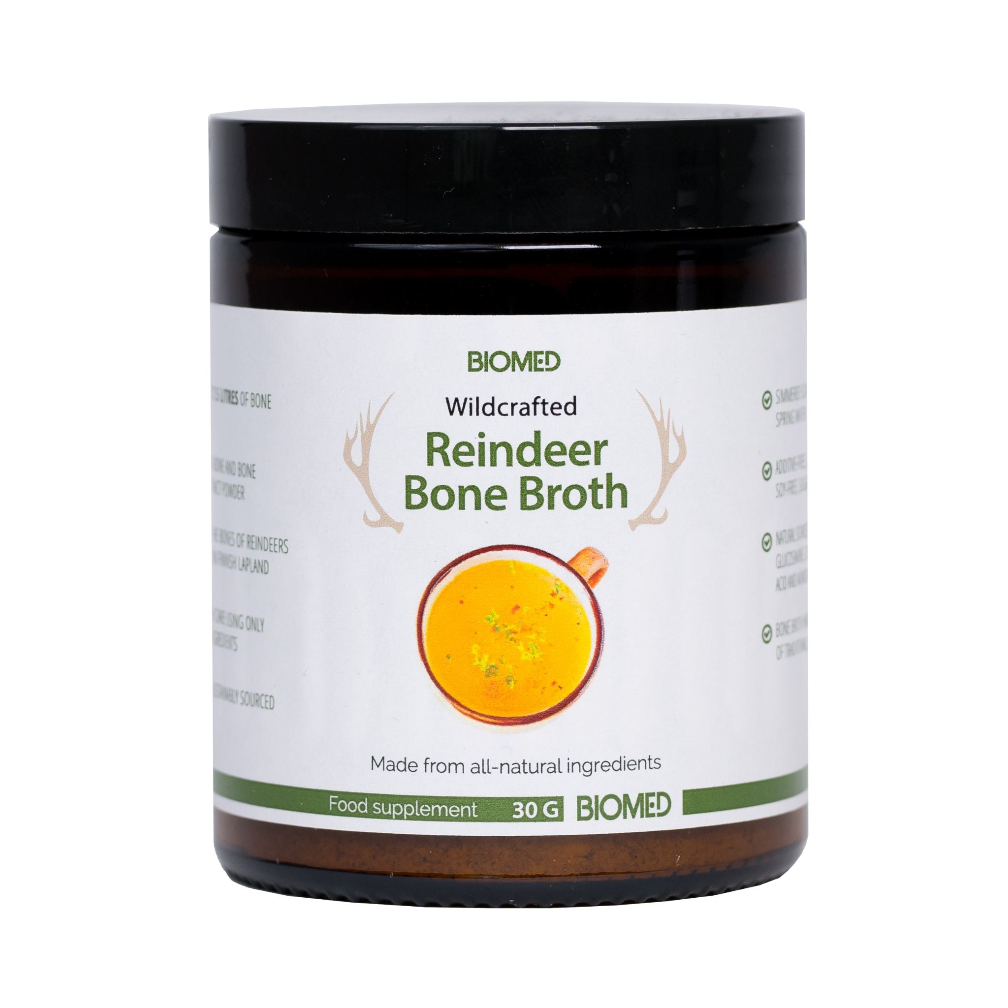 Arctic Bone Broth vom Wilden Rentier - 30g - Biomed - Aminosäuren - Arctic Bone Broth - Biomed - montcalia.ch