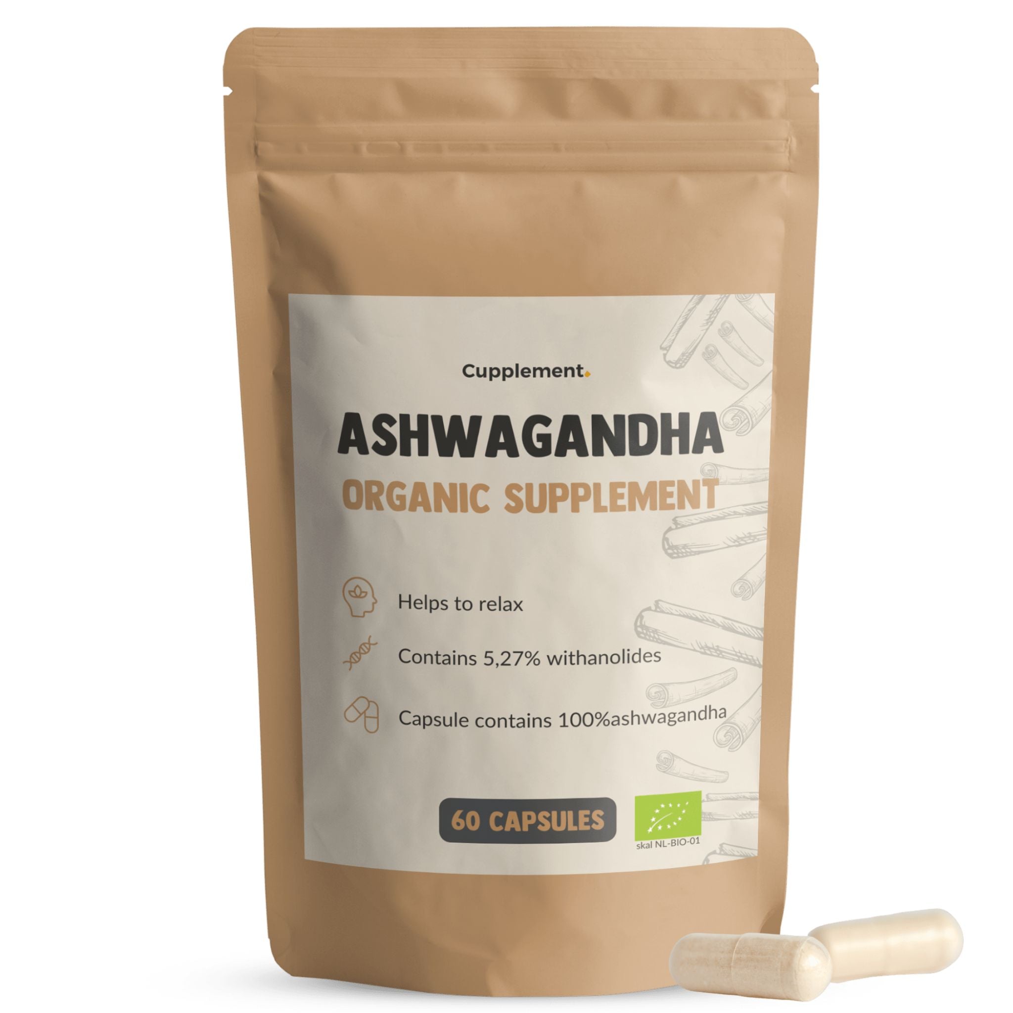 Bio Ashwagandha - 60 Kapseln - montcalia.ch