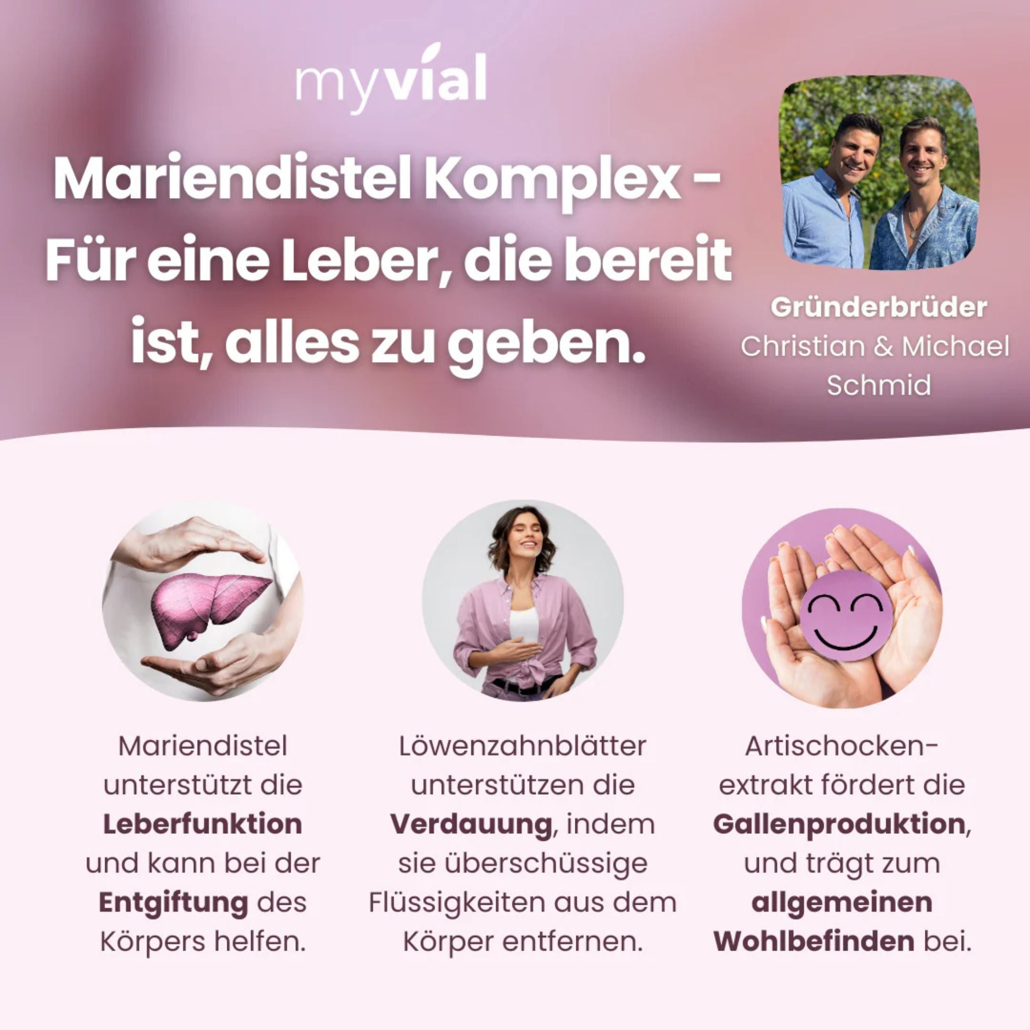 Bio Mariendistel Komplex - 120 Kapseln - myvial - Bio - Entgiftung - EU Bio - montcalia.ch