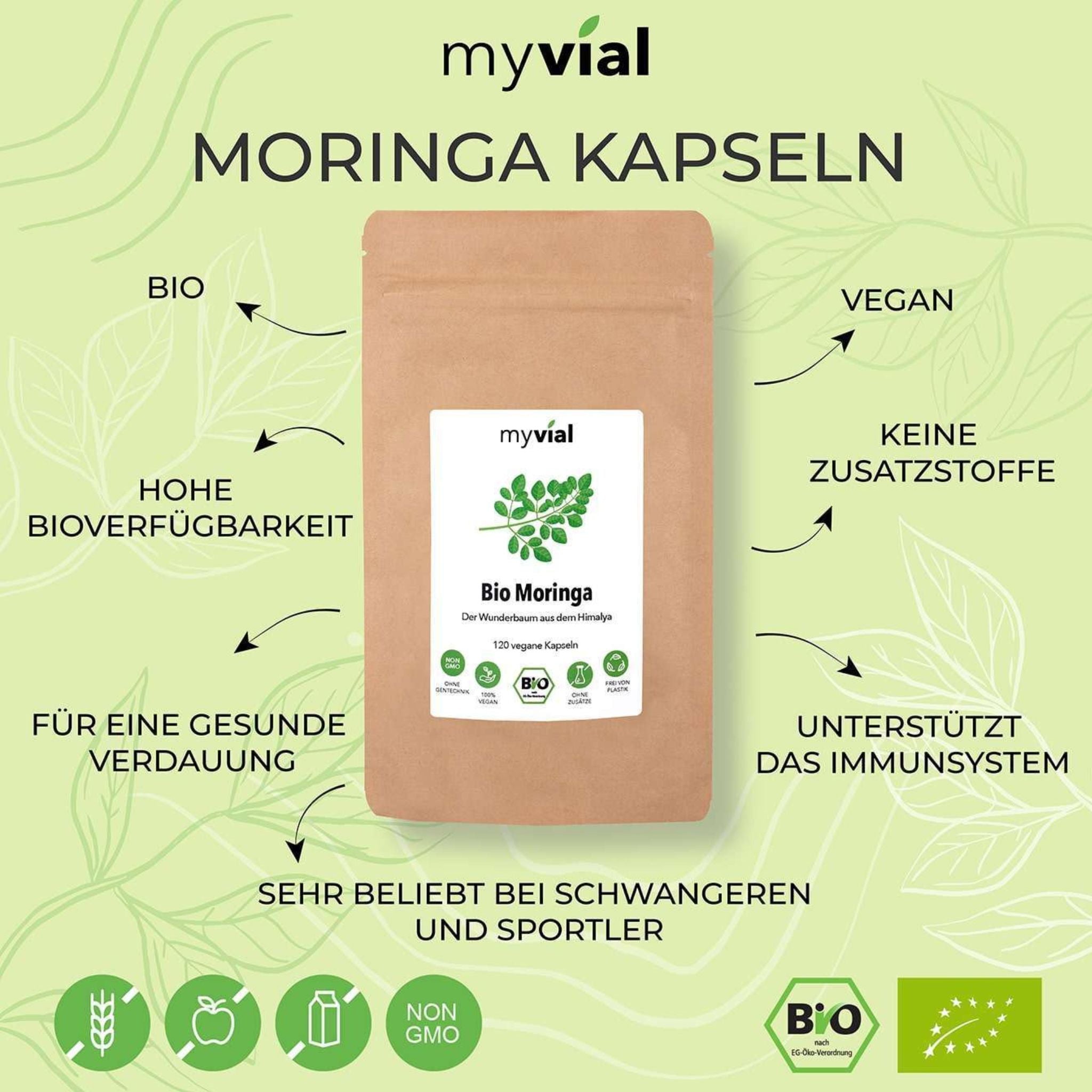 Bio Moringa - 120 Kapseln - montcalia.ch