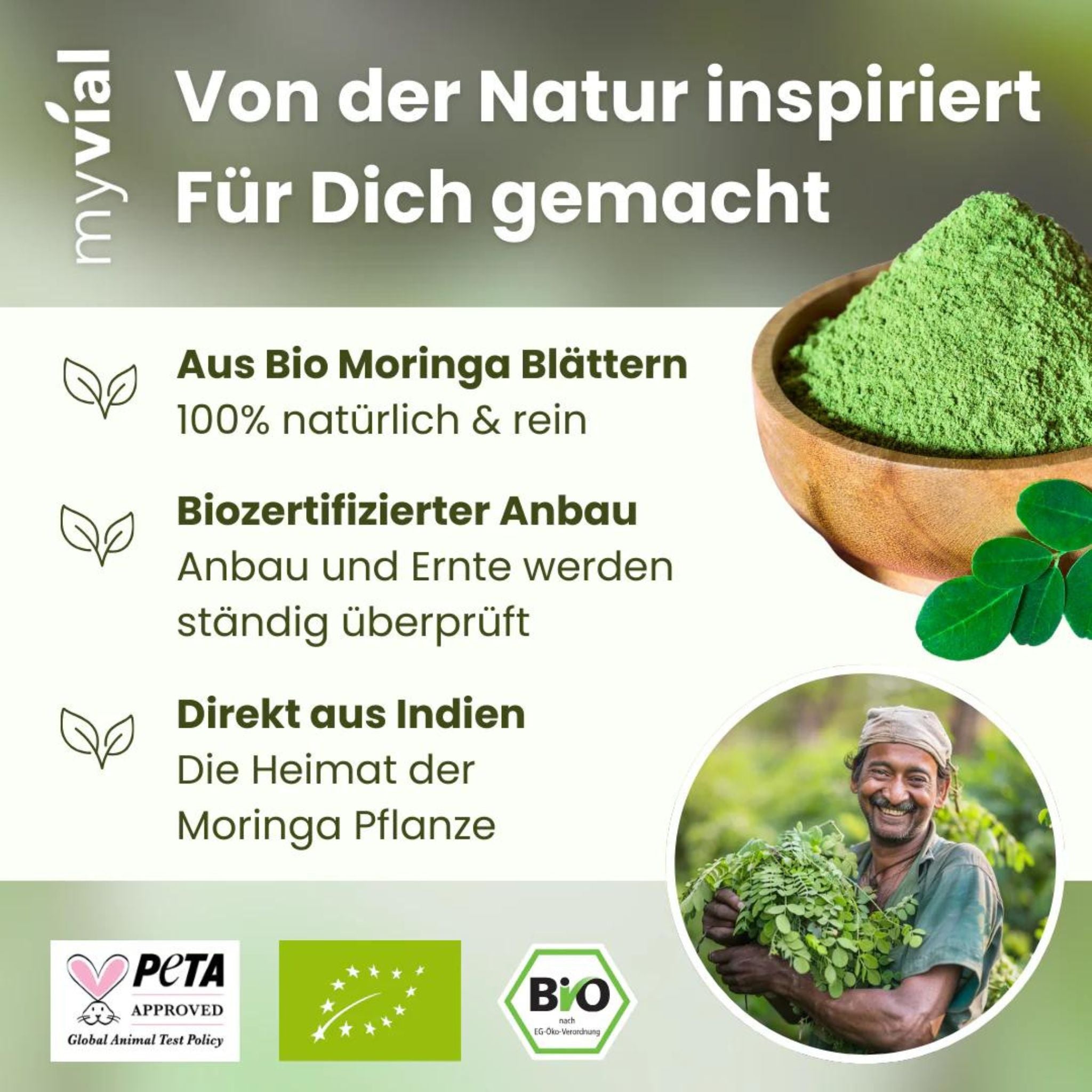 Bio Moringa - 120 Kapseln - montcalia.ch