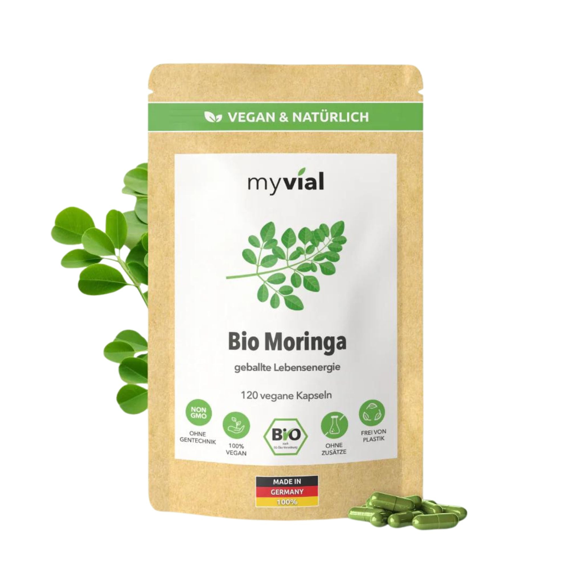 Bio Moringa - 120 Kapseln - montcalia.ch