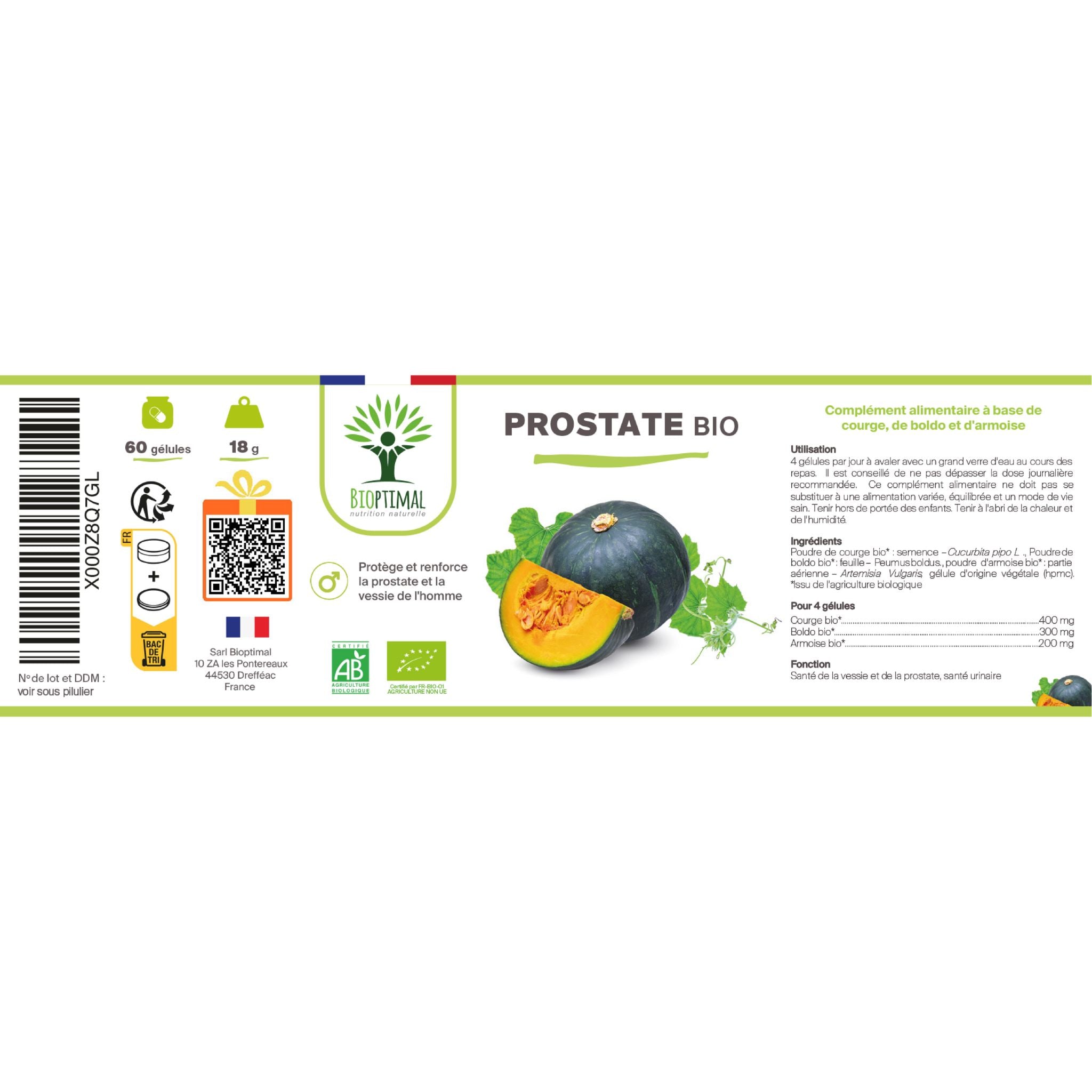 Bio Prostata - Komplex - 60 Kapseln - montcalia.ch