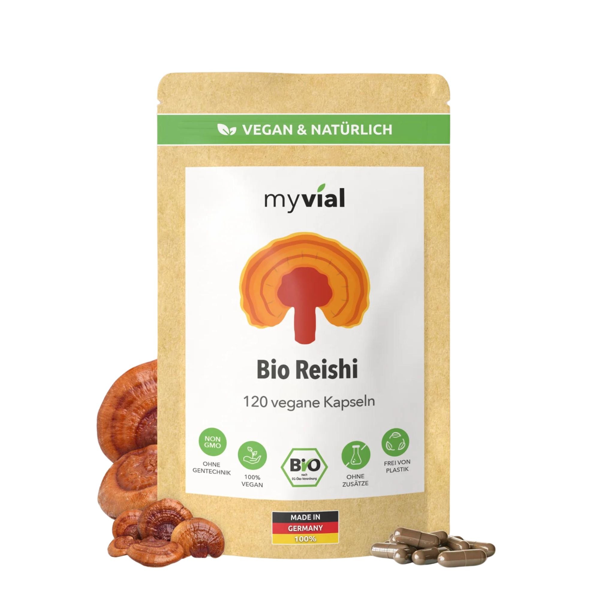 Bio Reishi - 120 Kapseln - montcalia.ch