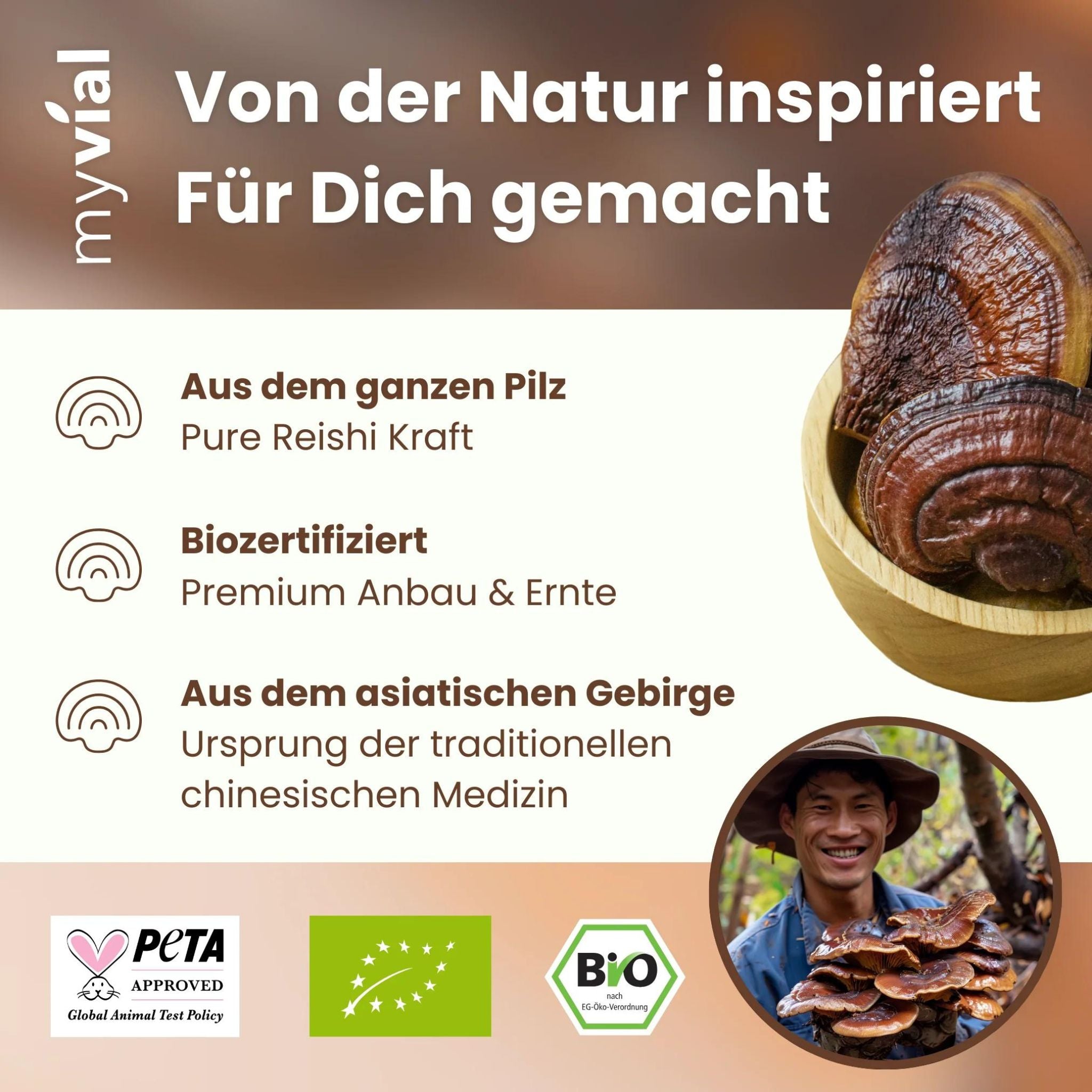 Bio Reishi - 120 Kapseln - montcalia.ch