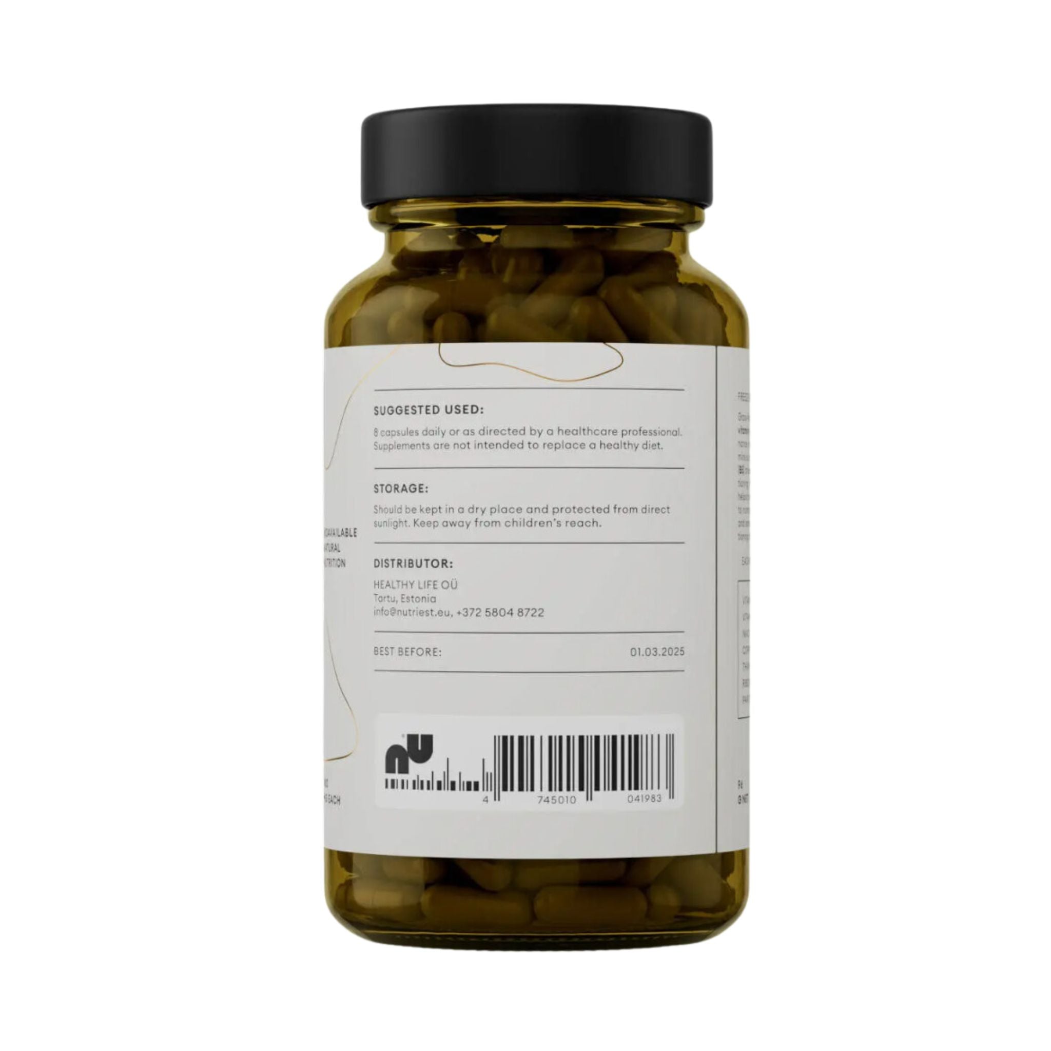 Bio Rinderleber - 240 Kapseln - Nutriest - Bio - Carnivore - Eisen - montcalia.ch