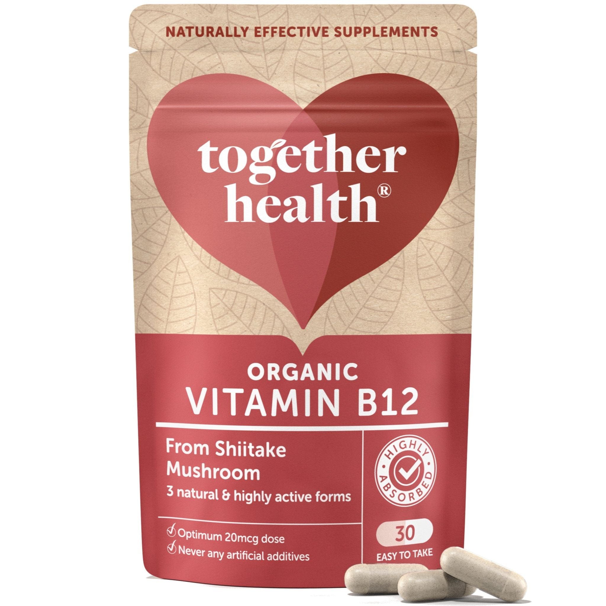 Bio Vitamin B12 aus Pilzen - 30 Kapseln - montcalia.ch