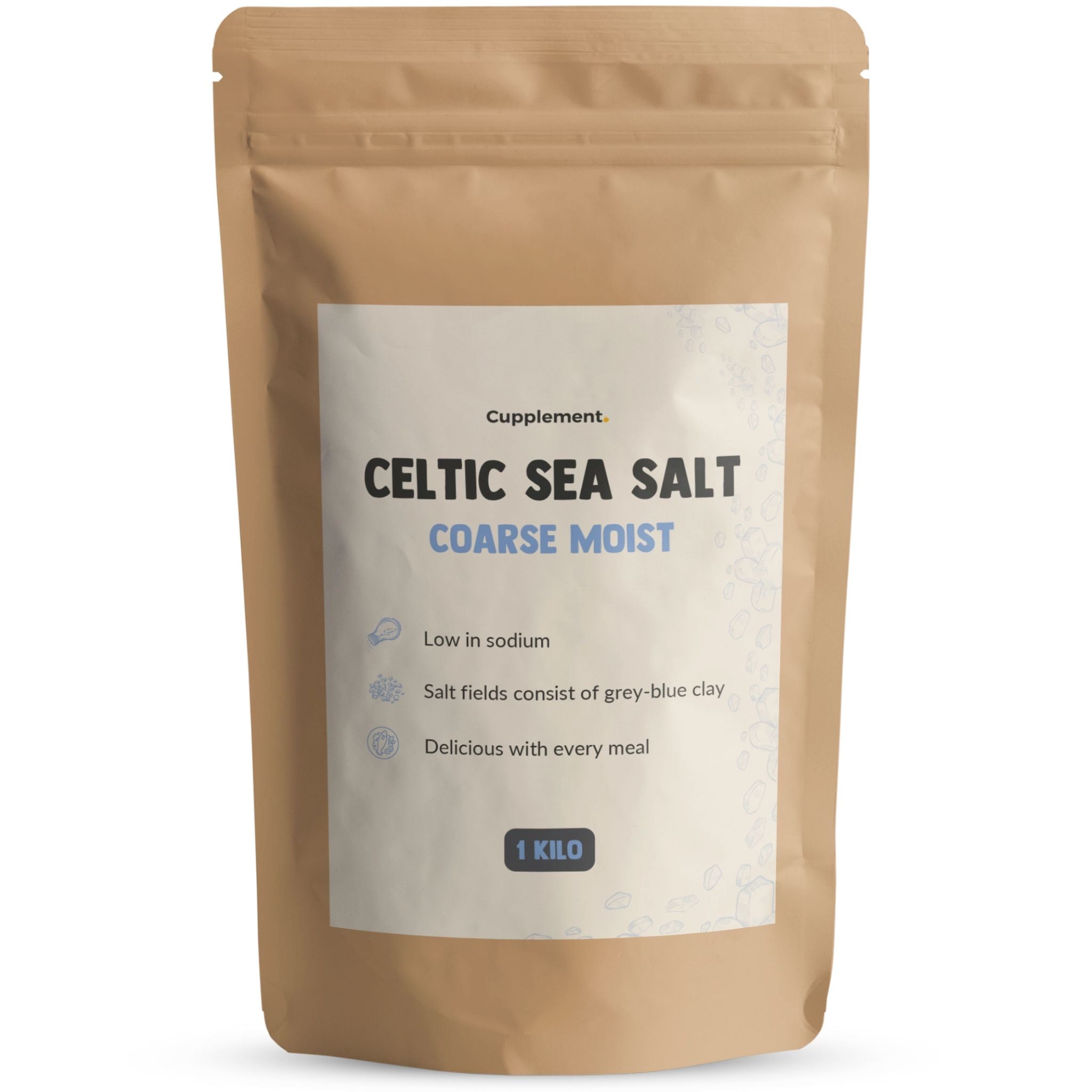 Celtic Sea Salt - Keltisches Meersalz - 1kg - Cupplement - Bretonisches Salz - Celtic Sea Salt - Keltisches Meersalz - montcalia.ch