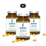 3-pack Rosita EVCLO cod liver oil 90 capsules