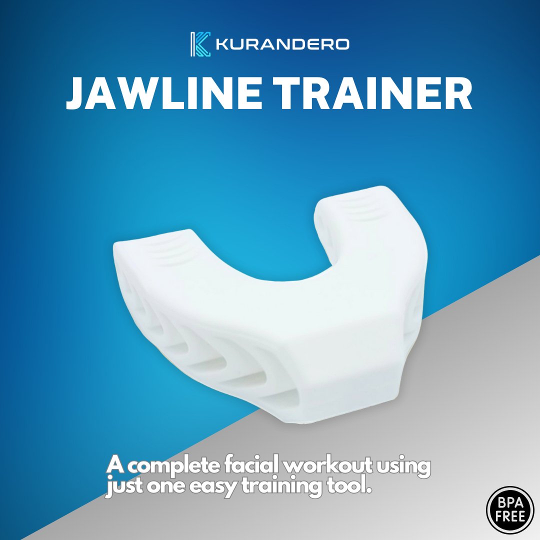 Jawline Trainer von Kurandero aus Silikon weiss - montcalia.ch