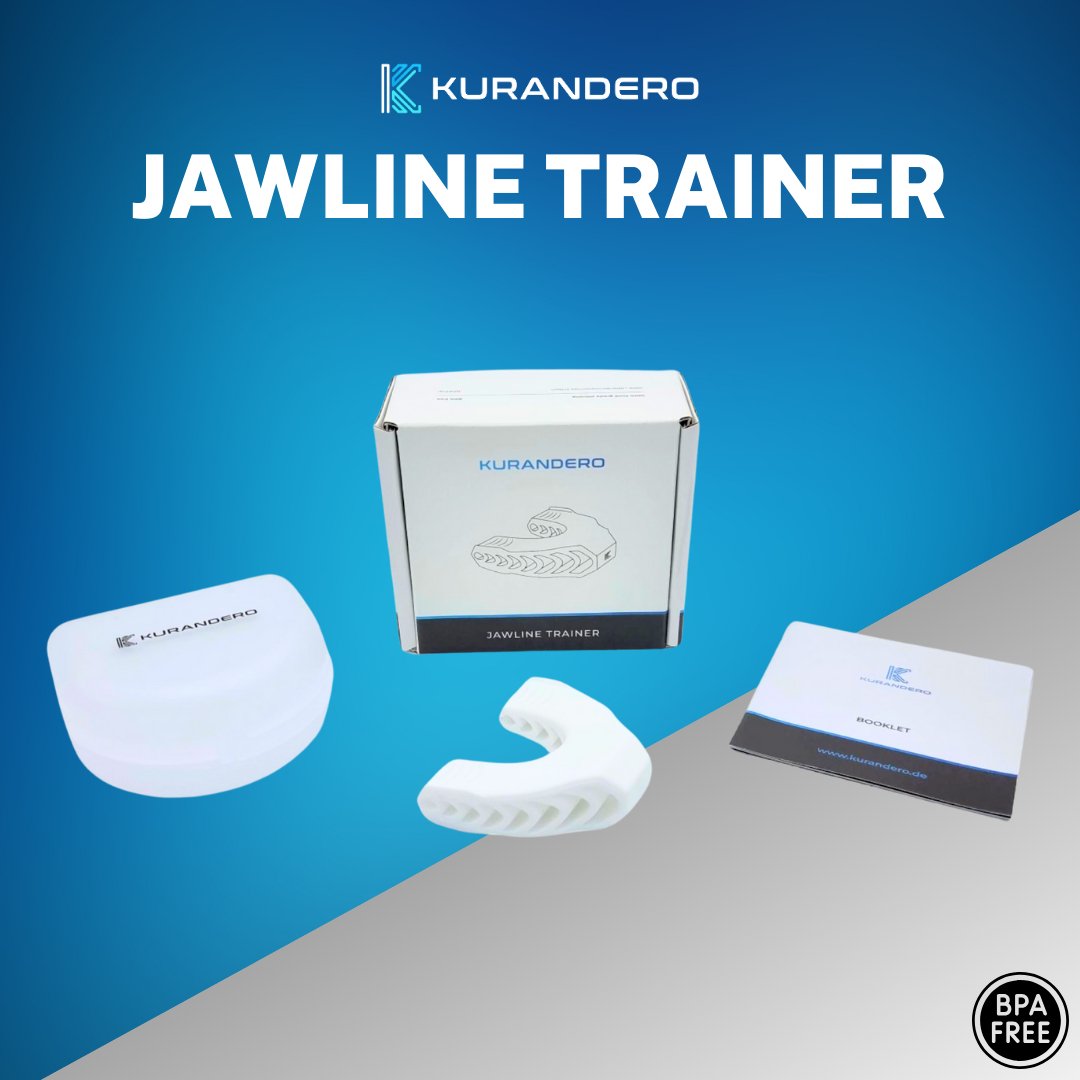 Jawline Trainer von Kurandero aus Silikon weiss - montcalia.ch