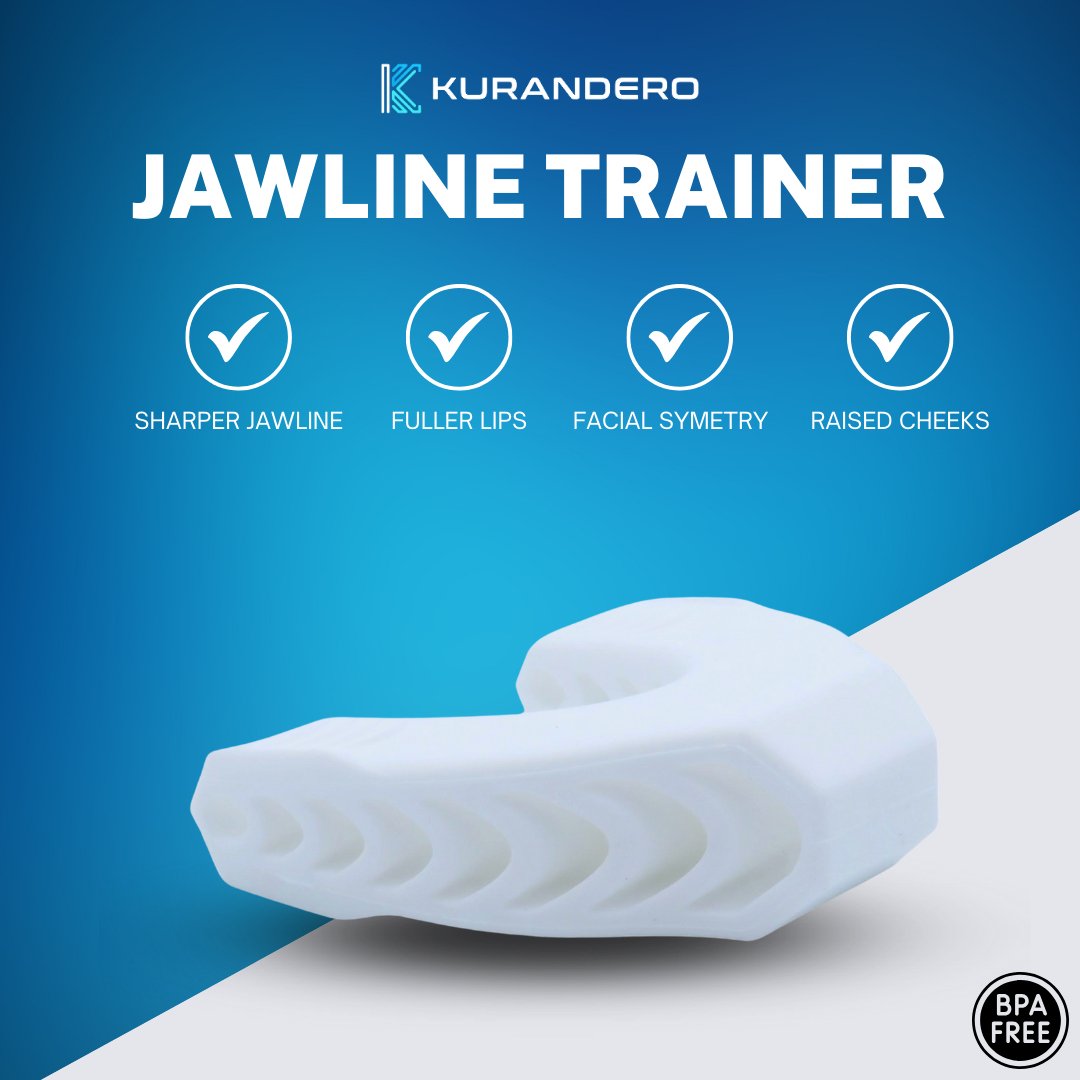 Jawline Trainer von Kurandero aus Silikon weiss - montcalia.ch