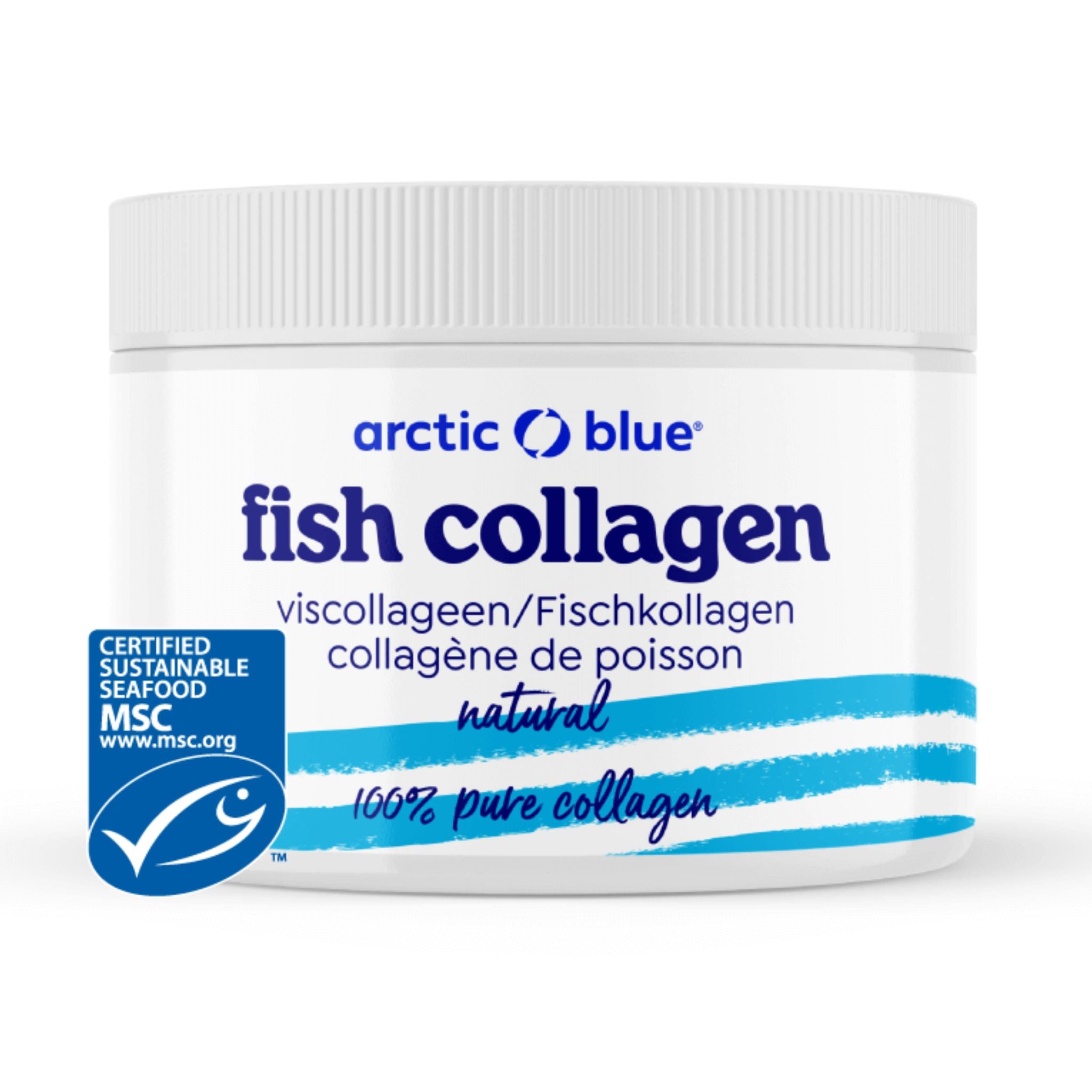 Natürliches Fischkollagenpulver MSC - 150g - Arctic Blue - Abnehmen - Alaska - Seelachs - Arctic Blue - montcalia.ch