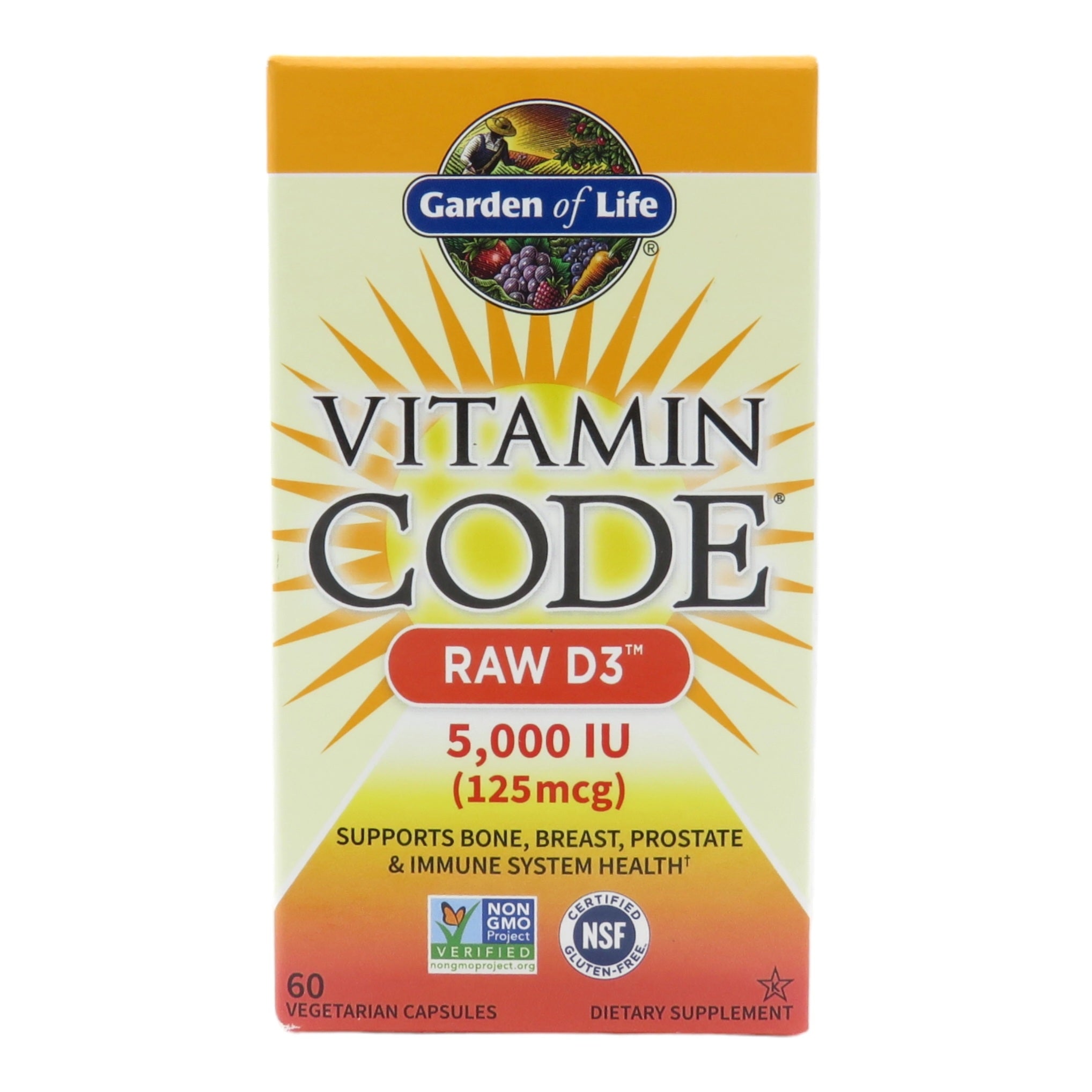 Vitamin D3 von Garden of Life - 60 Kapseln - montcalia.ch